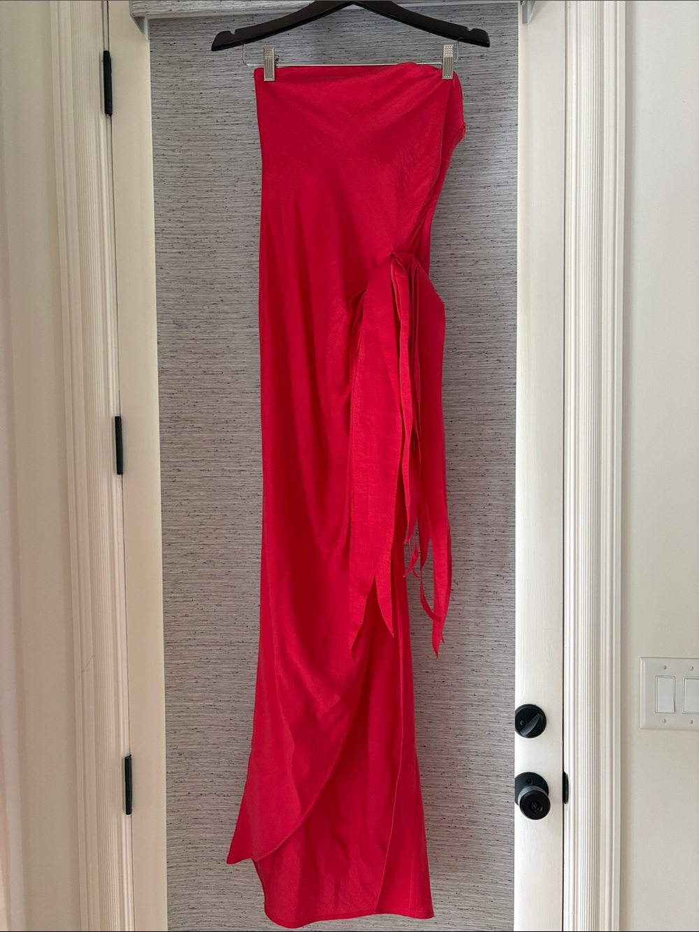 cult gaia Red strapless Maxi Dress